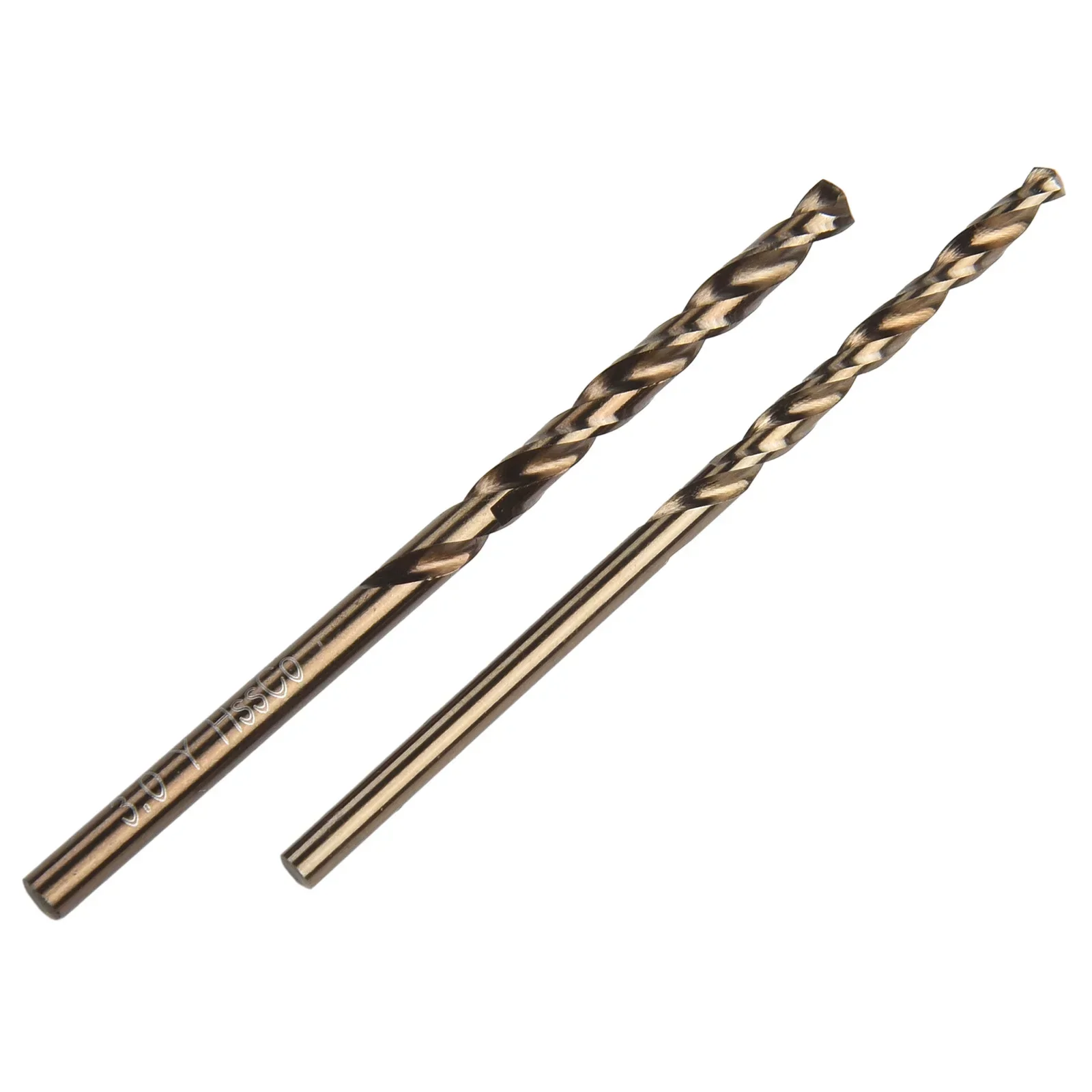 5pcs HSS-Co M35 Cobalt Drill Bit Straight Shank Stainless Steel Auger Drill Bits  1mm 1.5mm 2mm 2.5mm 3mm For Power Tool Parts