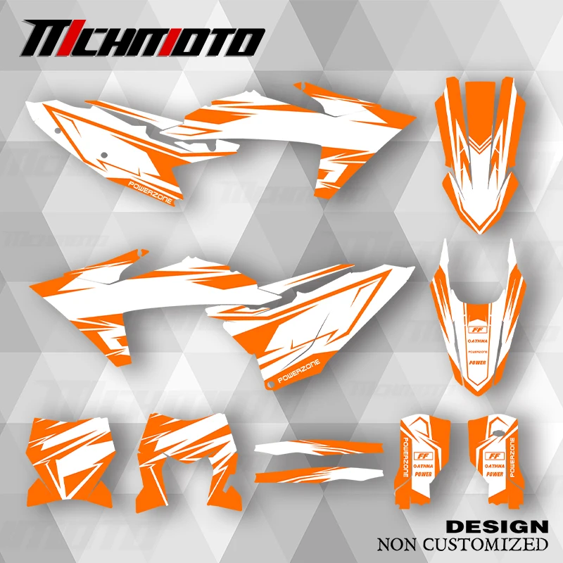 

MCHMFG для KTM EXC 2024 2025 2026 SXF 2023 2024 2025 новый стиль графические наклейки наборы наклеек