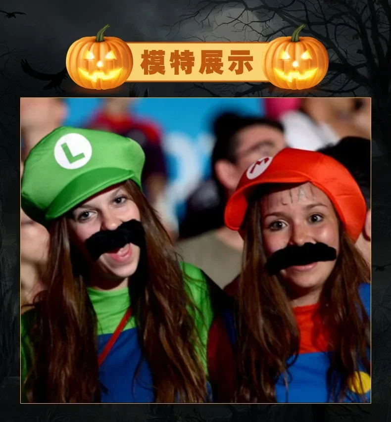 Süper Marios Bros karikatür şapka yetişkin çocuk oyunu süper Luigi Bors Cosplay şapka kırmızı yeşil kap çocuk Cosplay hediyeler