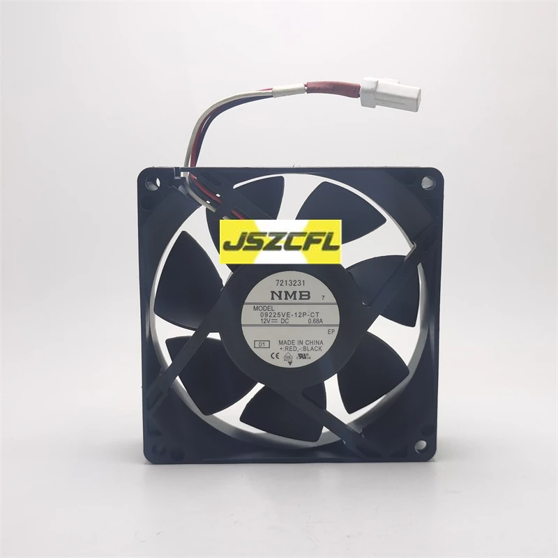 

1PC FOR NMB-MAT 09225VE-12P-CT DC 12V 0.68A 3-Wire 90X90X25mm high air volume Cooling Fan