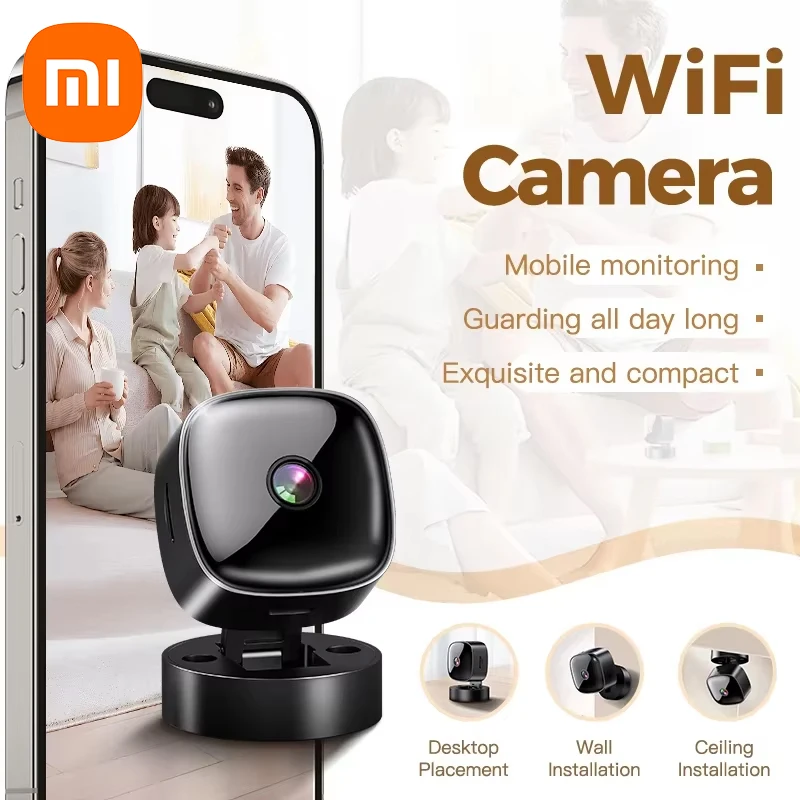 Xiaomi S1 Beveiligingsbewakingscamera 1080P HD WiFi Bewegingsdetectie Nachtzichtcamera 360 °   Draaibare babybeschermingscamera voor thuis