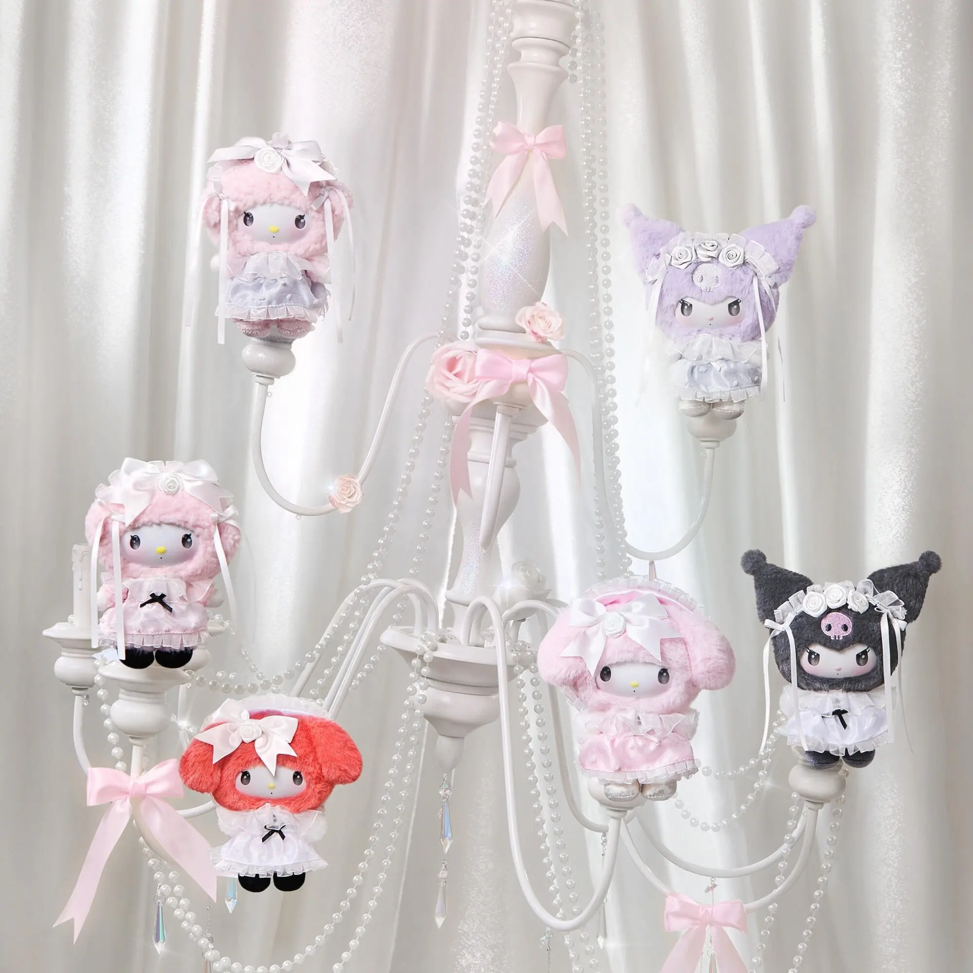 

Sanrio Rose Garden Dream Series Blind Box, Vinyl & Plush Figure Collection, Cute Kawaii Mystery Gift, My Melody