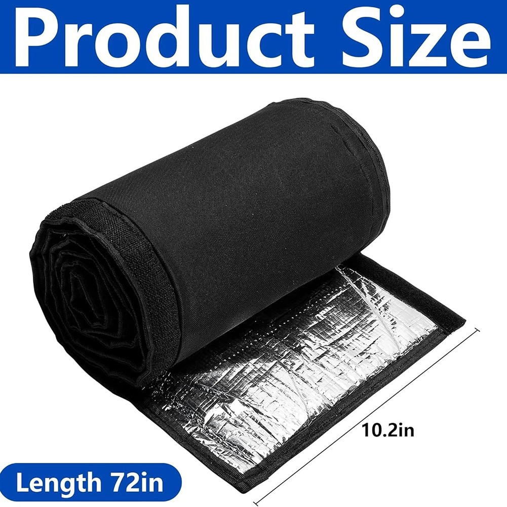1 قطعة HVAC أنبوب نحاسي غطاء عازل كم أكسفورد القماش 3-layer 72*10.2 ''غطاء أنبوب تكييف الهواء الشمس واقية مقاوم للماء