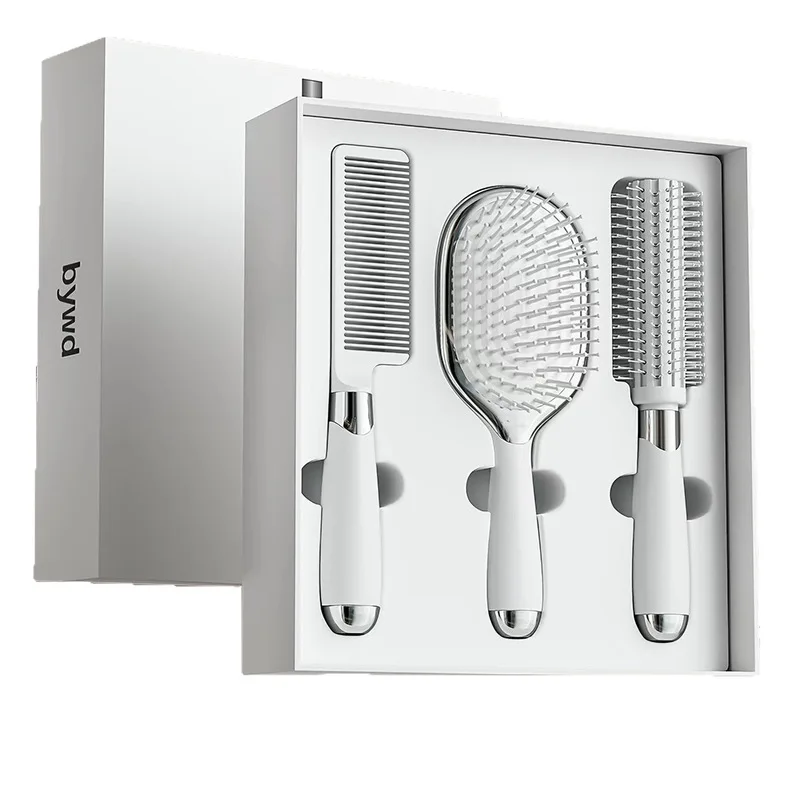 

High-end Light Luxury Curly Hair Comb, Women's Cylindrical Comb, Curly Comb, Fluffy Top Of The Head Styling Comb Gift Box Set