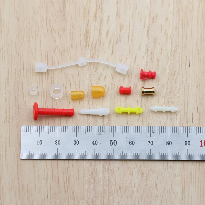 Wifreo 20pcs Copper/Plastic Slide Parts Snapper Silicone Skirts Rubber Tie Fixed Parts Jig Assist Hook Saltwater Fishing Tackle - view 5