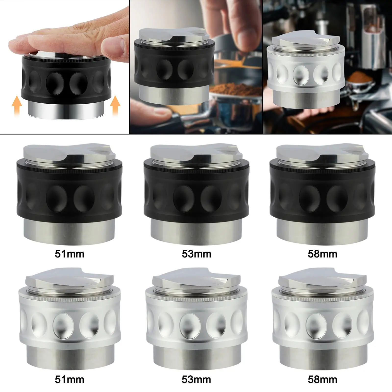 

Распределитель кофе из нержавеющей стали, тампер, регулируемый выравниватель, пресс-инструмент