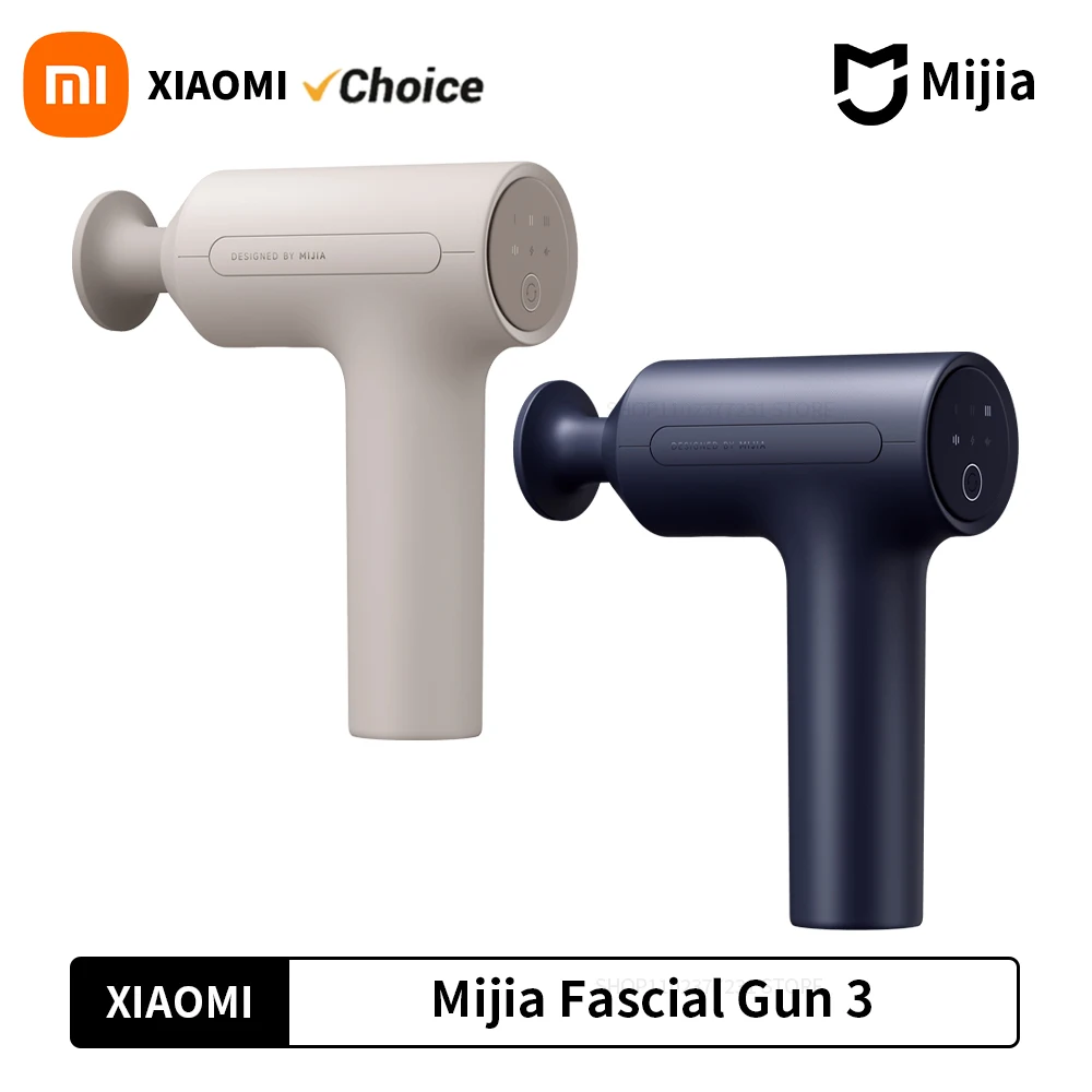 

Xiaomi Mijia Fascia Gun 3 Strength Feedback 10mm Deep Relaxation 25kg Thrust 3 Gear Memory 2450mAh Sports Specific Massage Gun
