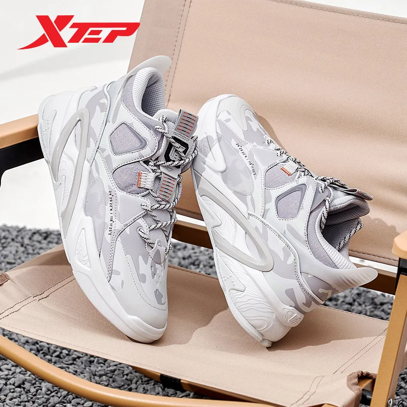 Xtep Peak Line 3.0 Skateboarding Shoes For Men 2022 Winter Lightweight Skate Shoes Outdoor Comfortable Sneakers 978419310037