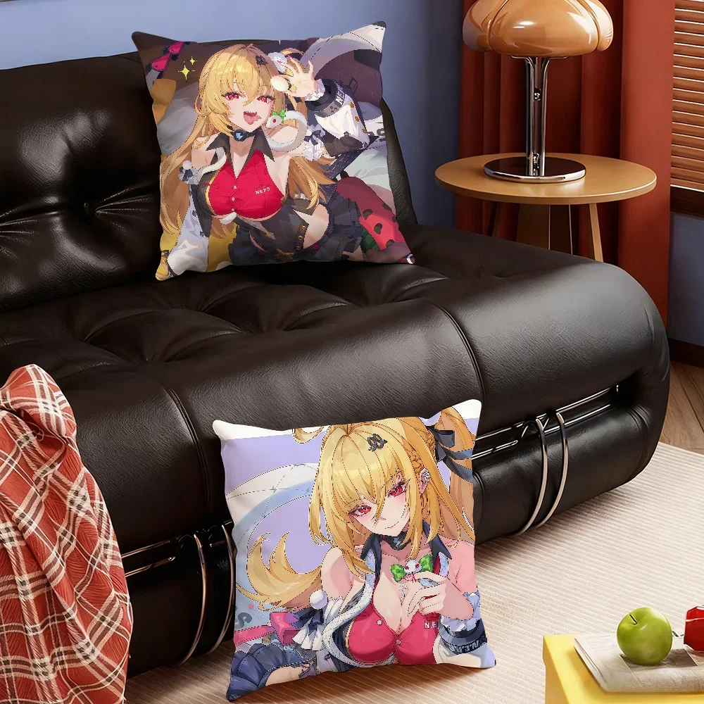 Game Cissia Zenless Zone Zero cushion cover Soft Smooth Pillow Case Hidden Zipper Washable Decorative Couch Office Gift