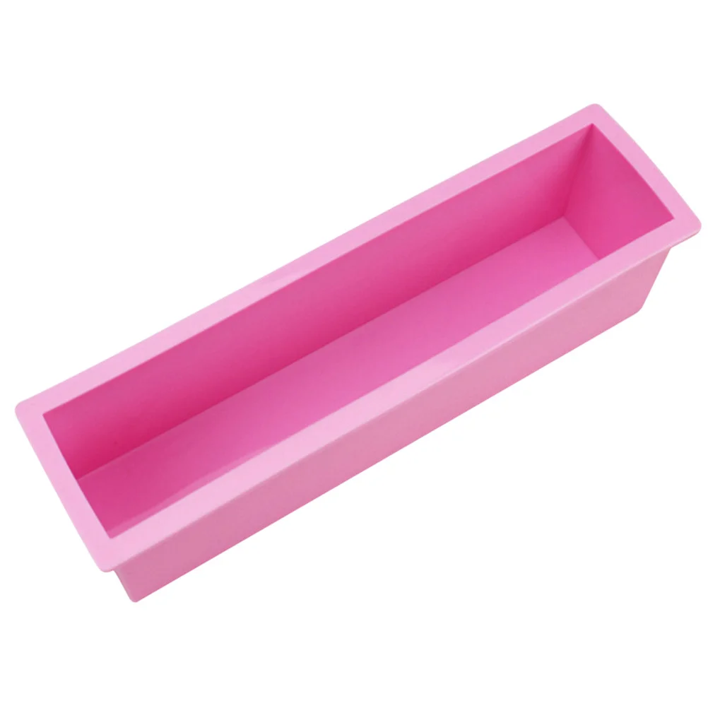 Rectangular Soap Loaf Silicone Mold Flexible Large Size DIY Soap Cake Loaf Making Supplies Non Stick Easy Release