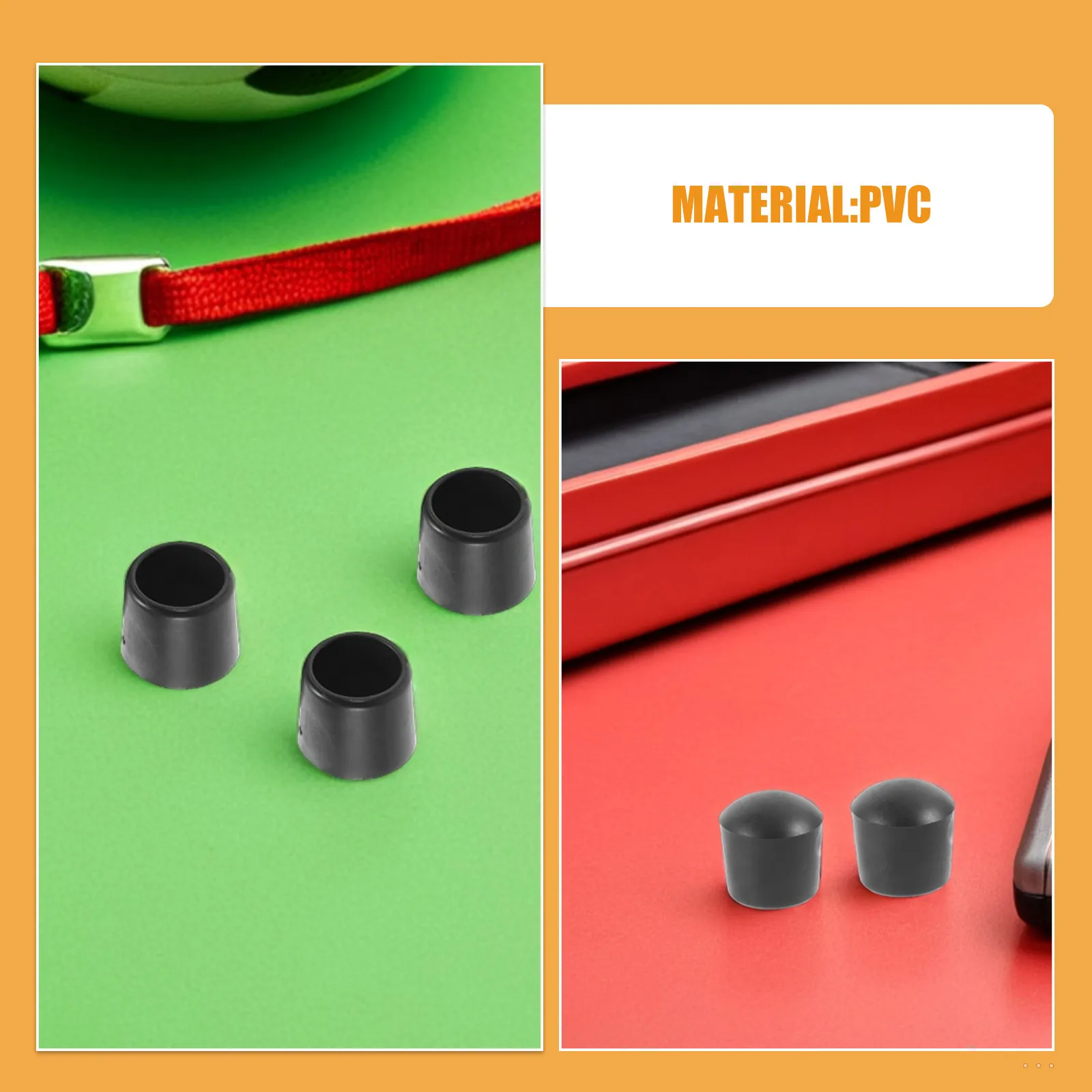 32Pcs Foosball Table Accessories Rod End Caps 16Mm Diameter Safety End Caps Plastic Pipe Covers Table Football Parts Replacement