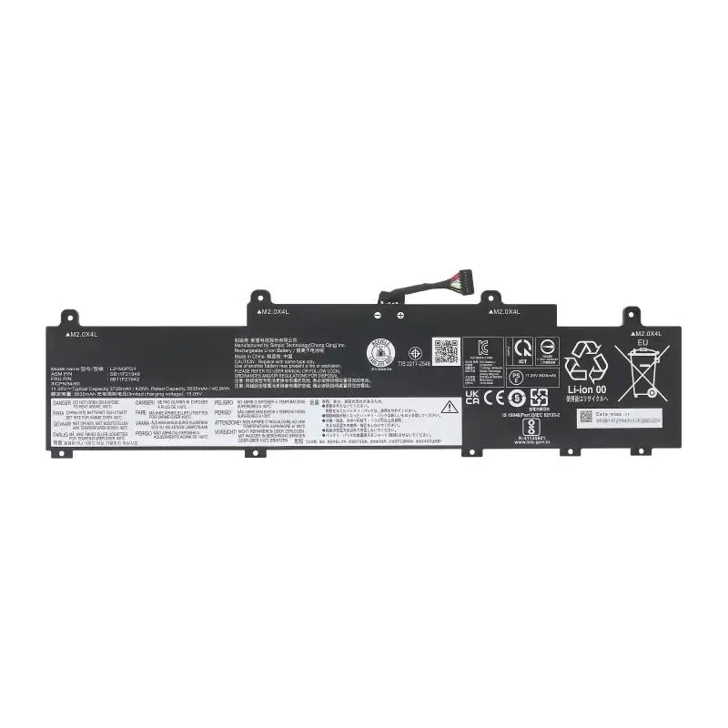 

L21L3PG1 L21M3PG1 L21C3PG1 Аккумулятор для ноутбука Lenovo ThinkPad L14 L15 3-го поколения 2022 ThinkPad C14 Gen 1 Chromebook 11,25 В 42 Втч