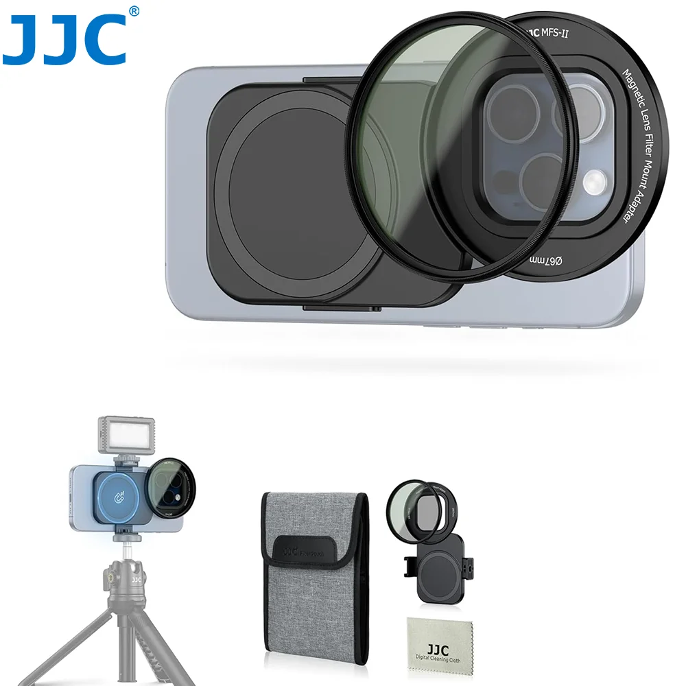 Attacco Magnetico Per Filtri 67 Mm Per IPhone 16/15/14/13/12 Pro Max – Sgancio Rapido, Ultrasottile Per Vlogging E Live
