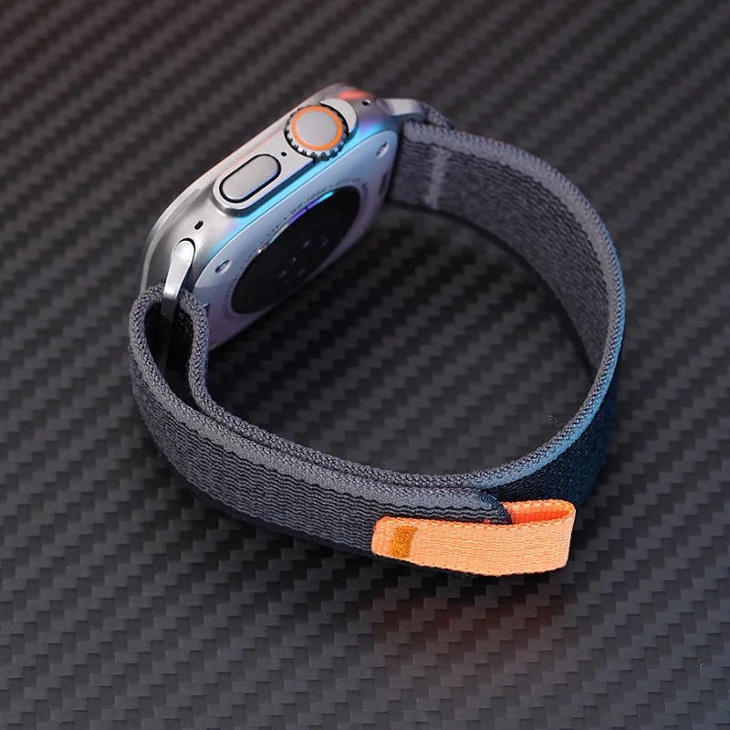 Đường Mòn Vòng Dây Đeo Nylon Dành Cho Đồng Hồ Apple Cực 49Mm SE Series 8/7/6/5(45Mm 41Mm 44Mm 40Mm 38Mm 42Mm) thoáng Khí Ban Nhạc Dành Cho IWatch