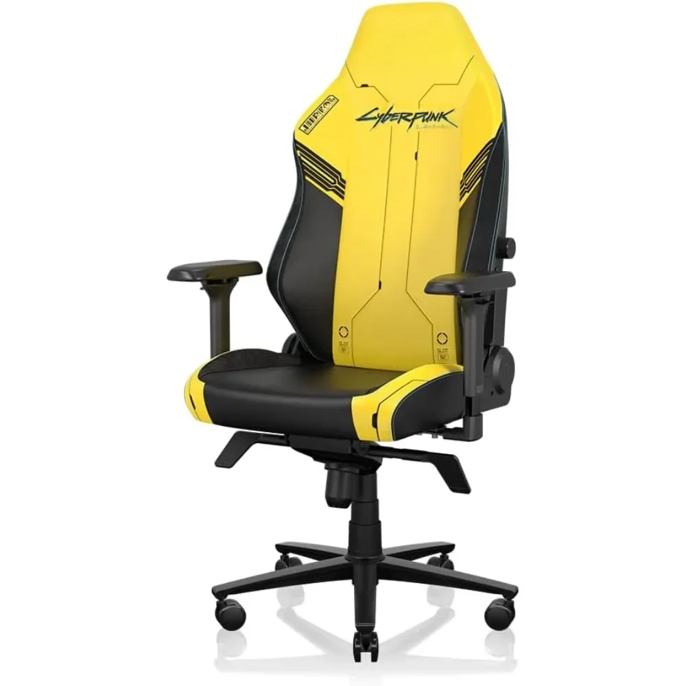 

Gaming Chair - Reclining, Ergonomic, Computer Chair with 4D Armrests, Magnetic Head Pillow & Lumbar Support, Computer Chair