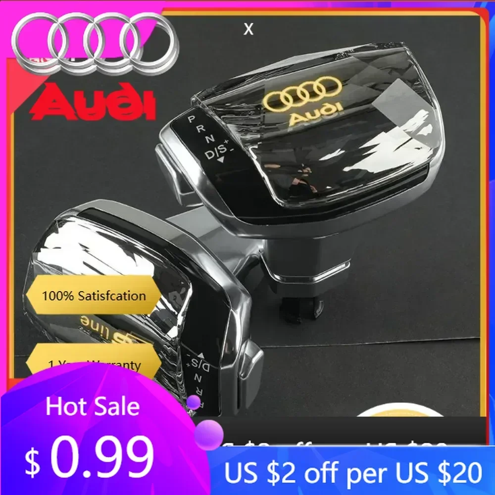 

Хит продаж: хрустальная ручка переключения передач для Audi A4, A5, A6, A7, Q5, Q7 (аксессуары для коробки передач)