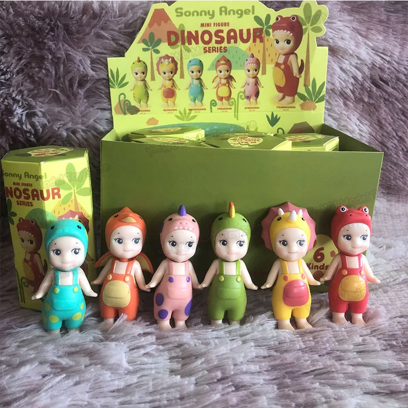 Sonny Angel Dinosaur Series Blind Box Sonny Angel Box Healing Kawaii Mini Figure Limited Mystery Suprise Box Car Decoration Gift