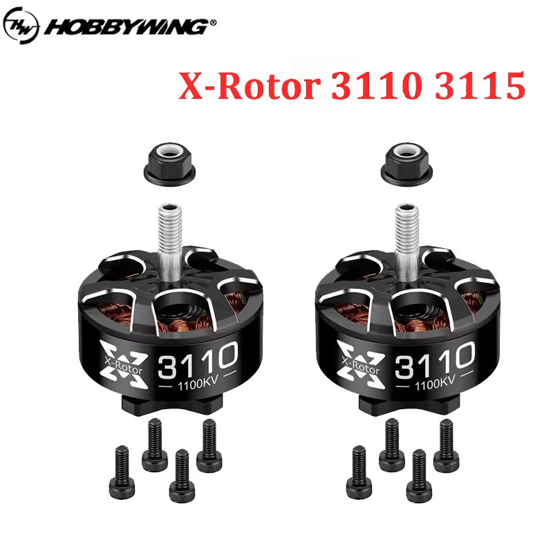 Hobbywing XRotor 3110 900KV/1150KV 3115 900KV/1050KV 4-6S M5 Shaft Brushless Motor For 8 inch/9 inch/10 inch FPV Drone