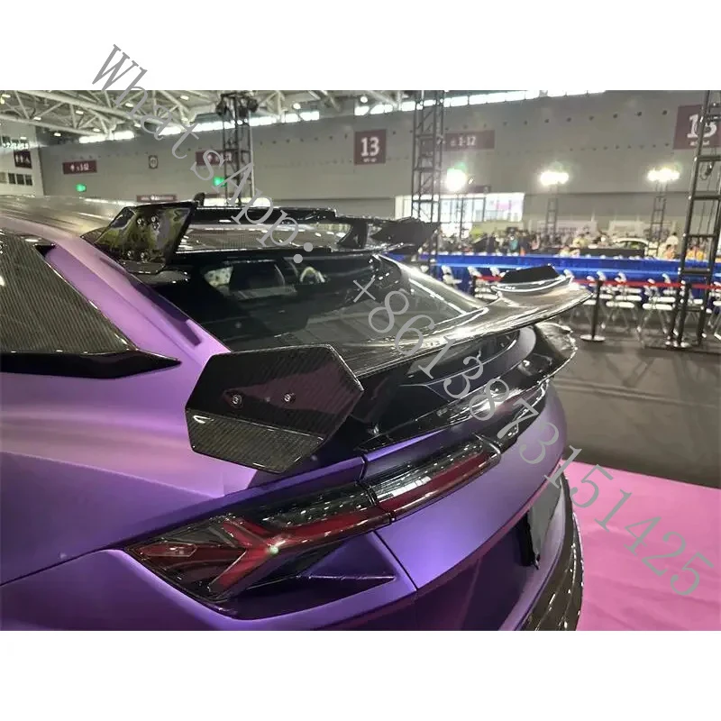 

Suitable Real Carbon Fiber Rear Roof Window Wing Spoiler Urus s 2024