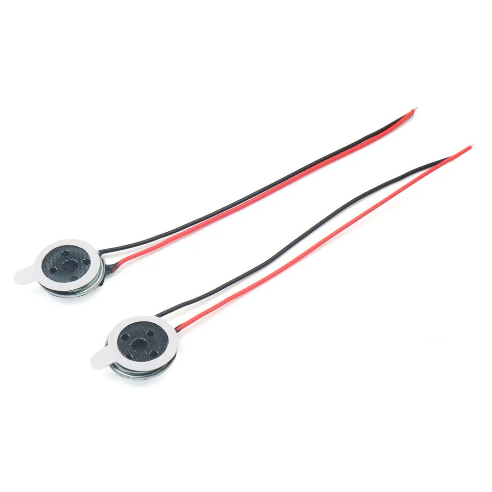 30PCS ROUND 10MM PLASTIC INTERNAL MAGNETIC SMALL SPEAKER 8 OHM 0.5/1W TOY BLUETOOTH HEADSET MICRO HORN SPEAKER