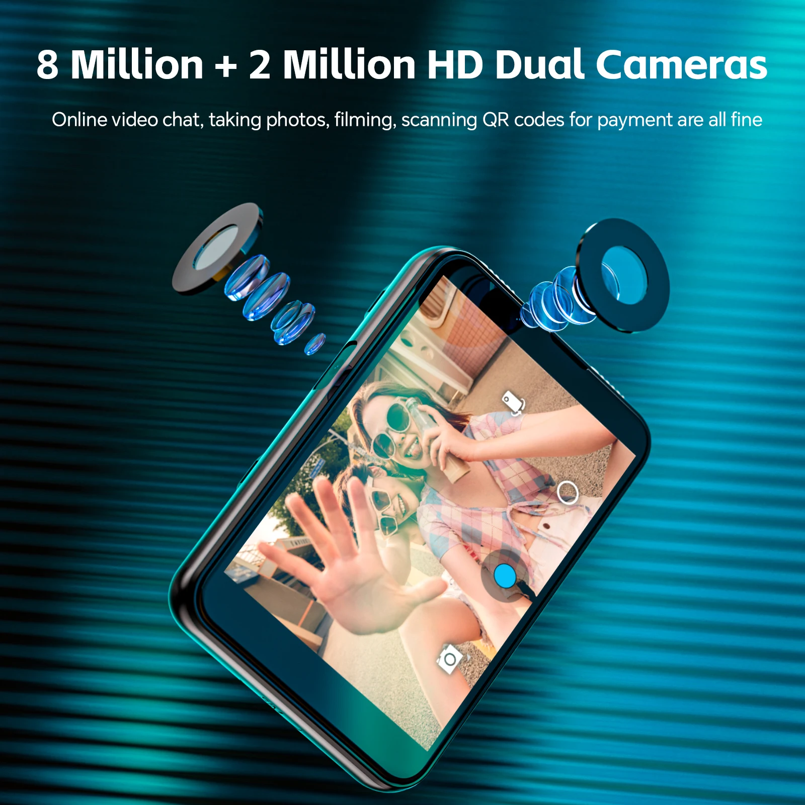 Lokmat appllp max alça destacável android relógio inteligente telefone wifi 4g rede relógio câmera dupla chamadas de vídeo monitor freqüência cardíaca