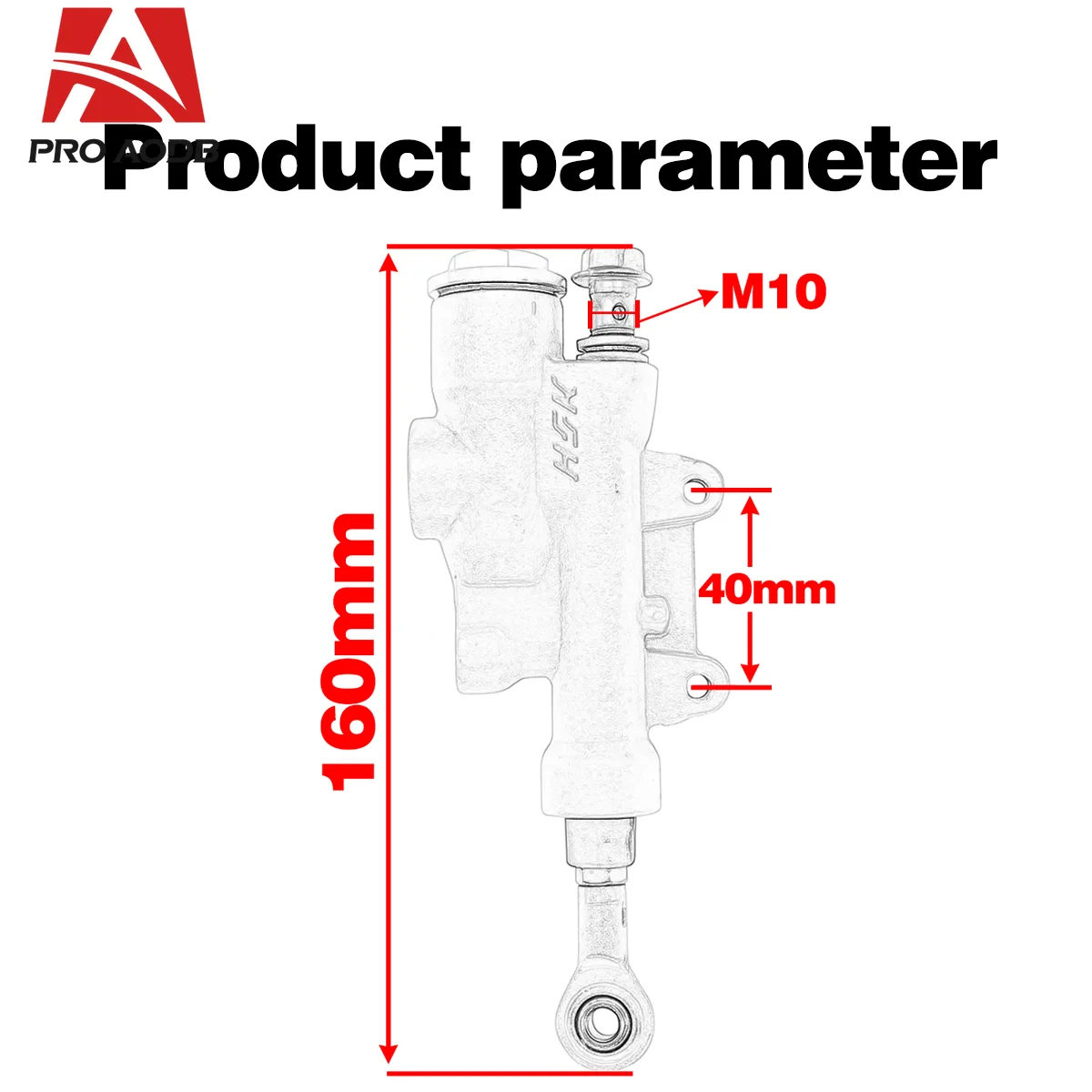 For KTM XCW XCF-W EXC EXC-F SX SXF XC XCF 6Days TPI 150 200 250 300 350 400 450 500 Motorcycle Rear Brake Master Cylinder Pump