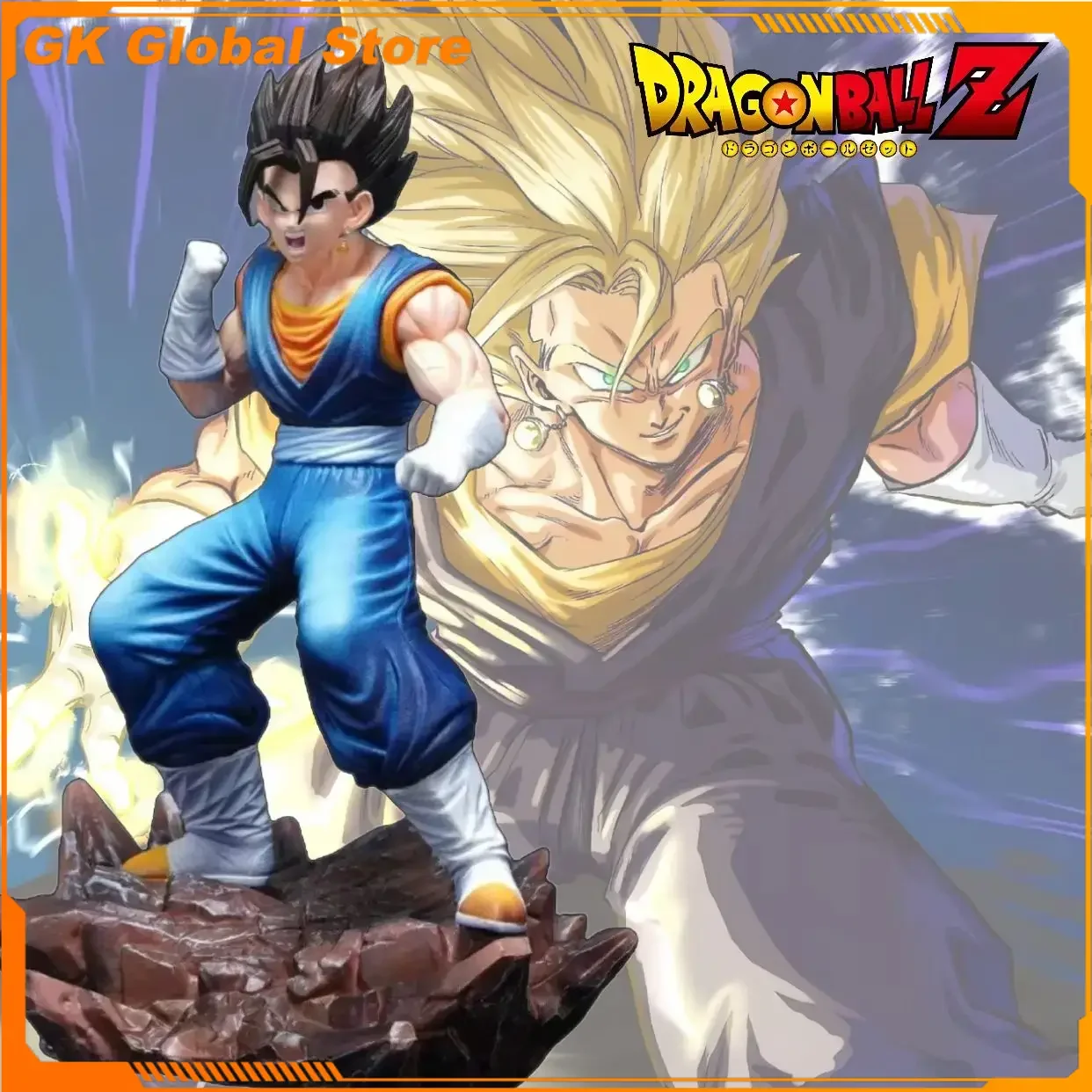 

New 27cm Dragon Ball Anime Figure Vegetto Peripheral PVC Model Scene Statue Desktop Decoration Ornaments Kids Birthday Gifts Toy