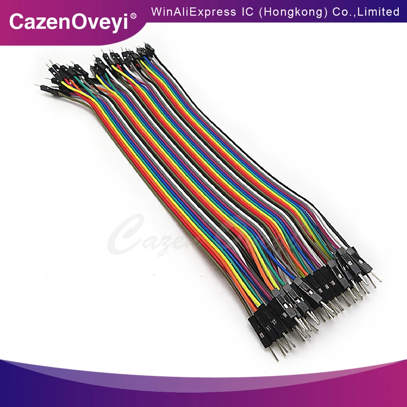 40P color Dupont line 1P to 1P line length 20CM a row of 40 male to female color cable