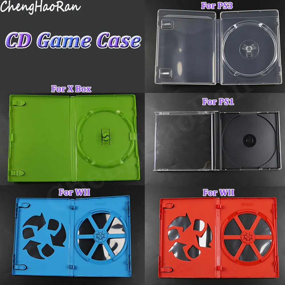 

1 Pc For PS3 PS1 WII XBOX Game Disc Spare Box CD Multi Functional Game Card Box Storage Bracket Case Replacement Accessories