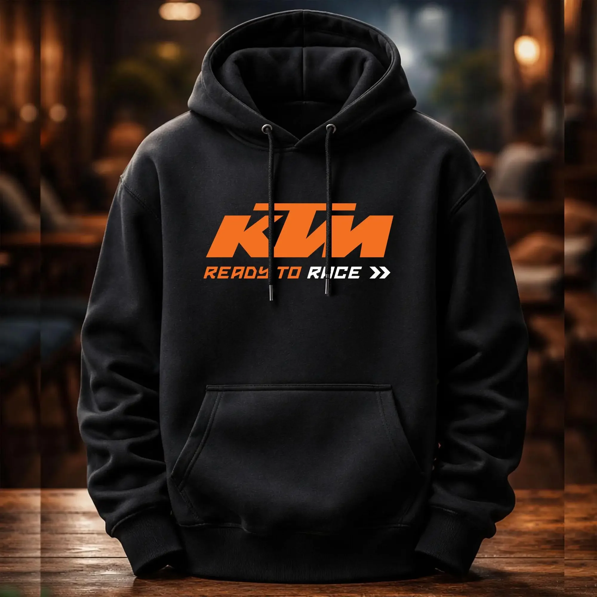 Camiseta com design inspirado na corrida KTM – Vestuário para corrida de motocross off-road