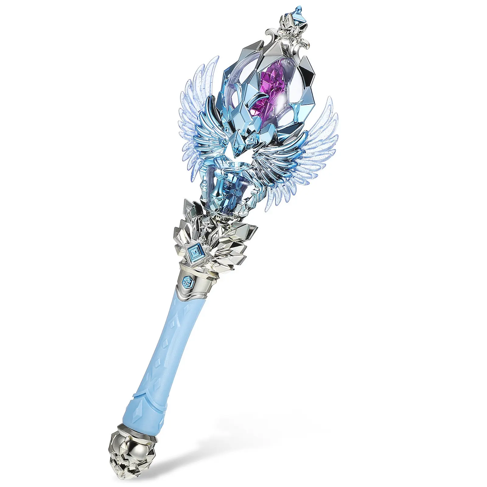 toys-girl-fairy-cosplay-wand-child-stick-decorative-pole-rod-blue-fun-glowing-plaything
