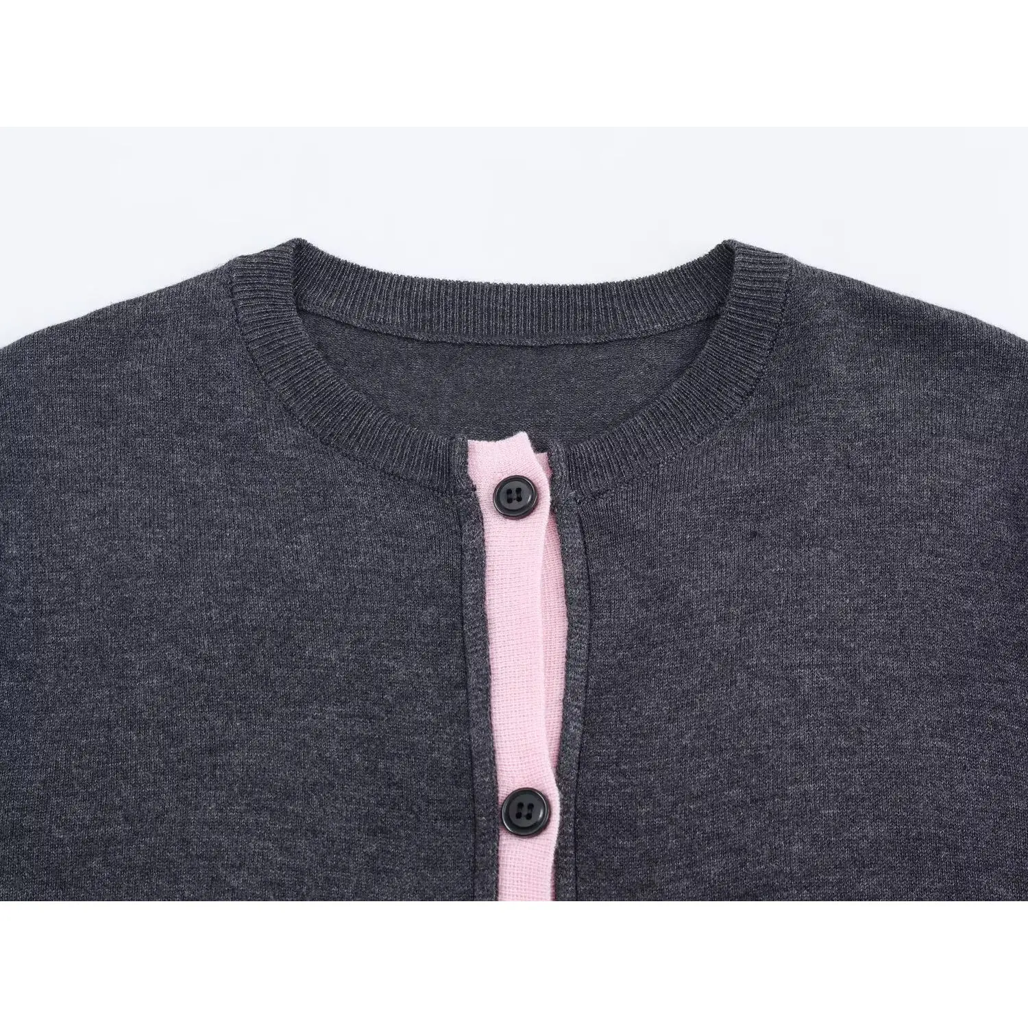 Faionable ZR Sle Gebreide Jaet Dames Streetwear Loose Fit Warm Ort Jas Casual Ronde Ne Button Up Lange Sve