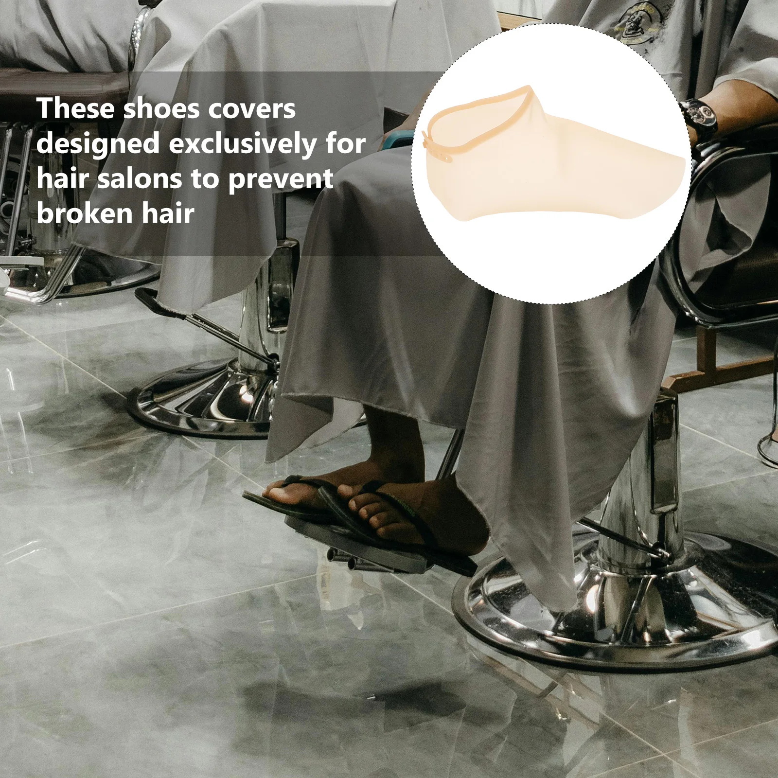 

Waterproof Shoe Covers Barber Shoes Protector Hair Stylist Shoes Cloak Rainproof Shoe Cap For Outdoor Travel Salon Use