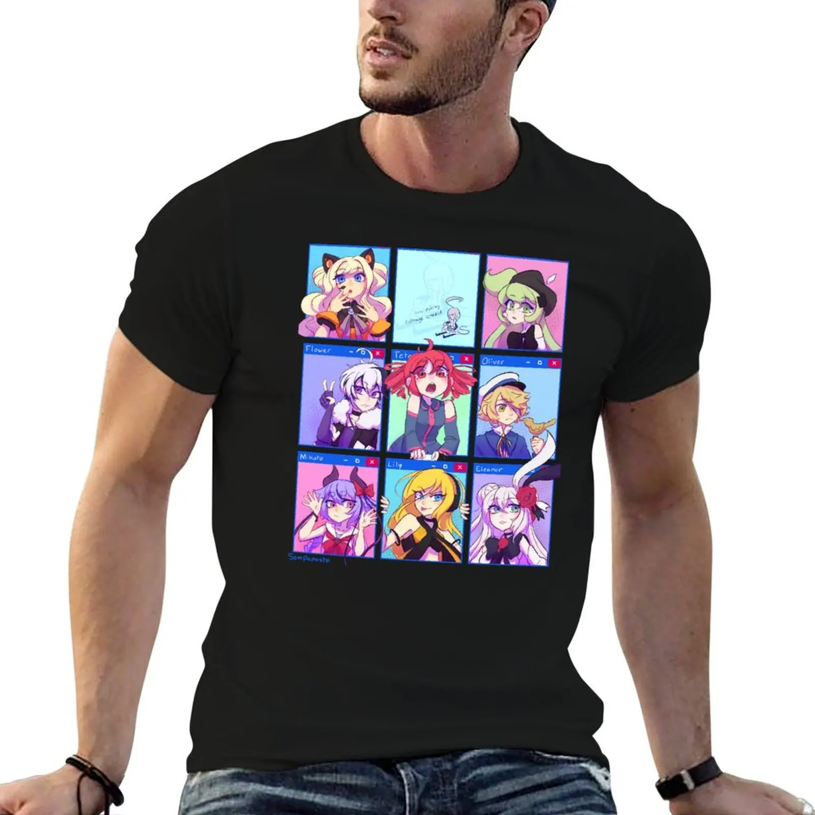 9 Vocal synths T-Shirt Basic Solid Tee for Daily Use