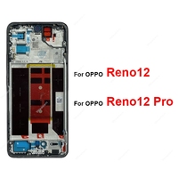Middle Frame Housing For OPPO Reno12 Reno 12 Pro 5G LCD Front Housing Middle Frame Holder Cover Repair Parts