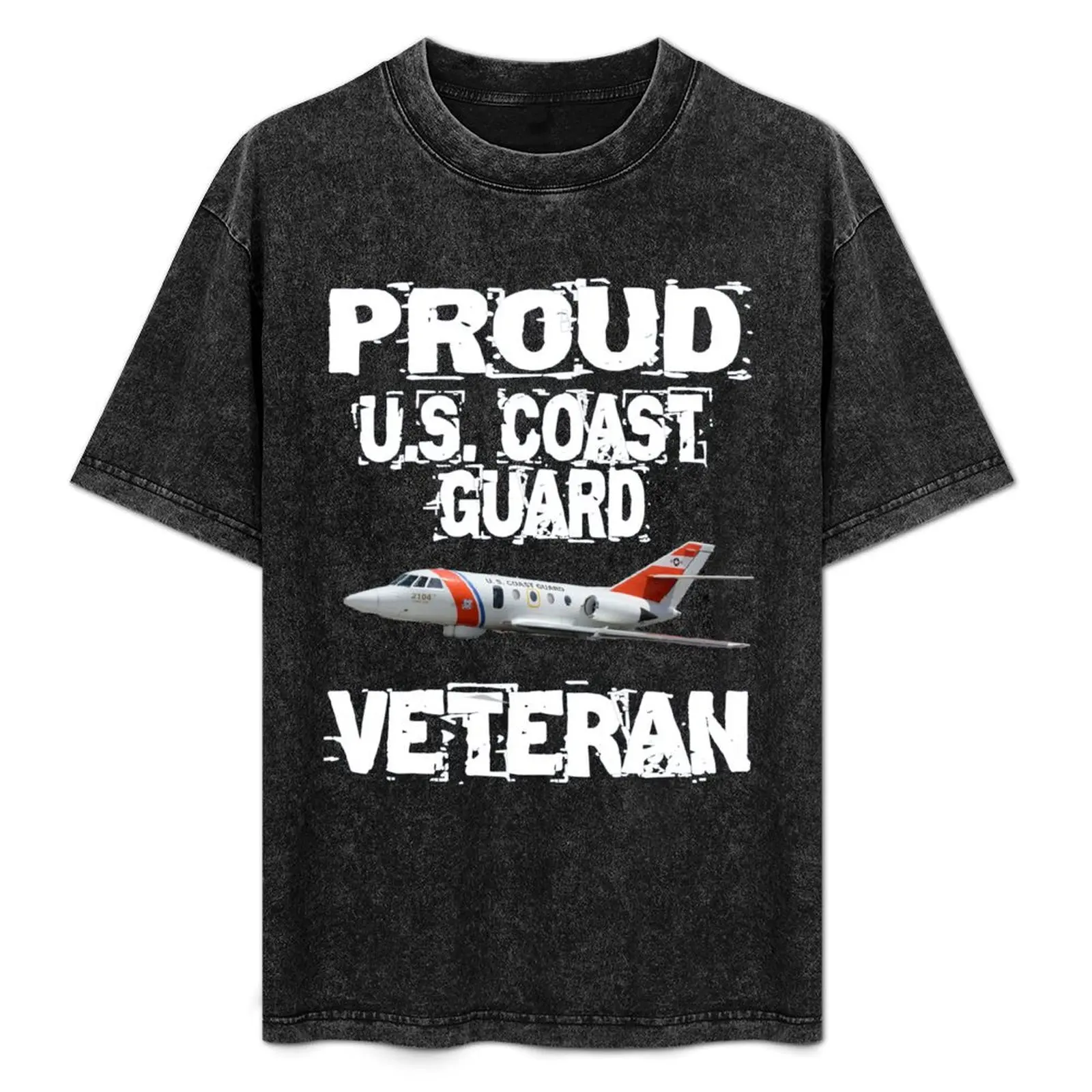 Camiseta informal antidecoloración con diseño de halcón para veteranos de la Guardia Costera de EE. UU.