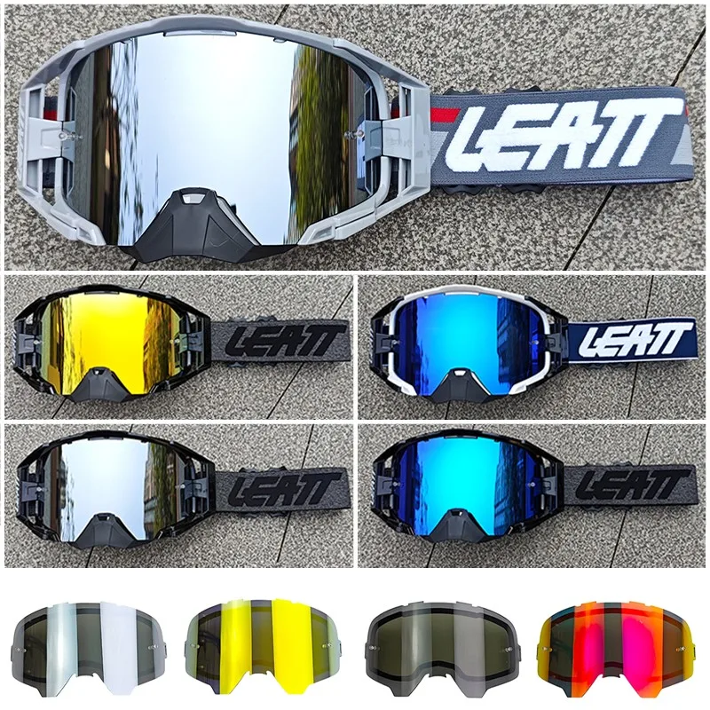 

Leatt 6.5 Double Layer Anti-Fog Biker Goggles Windproof Comfortable UV Protection For Long Distance Motorcycle Touring