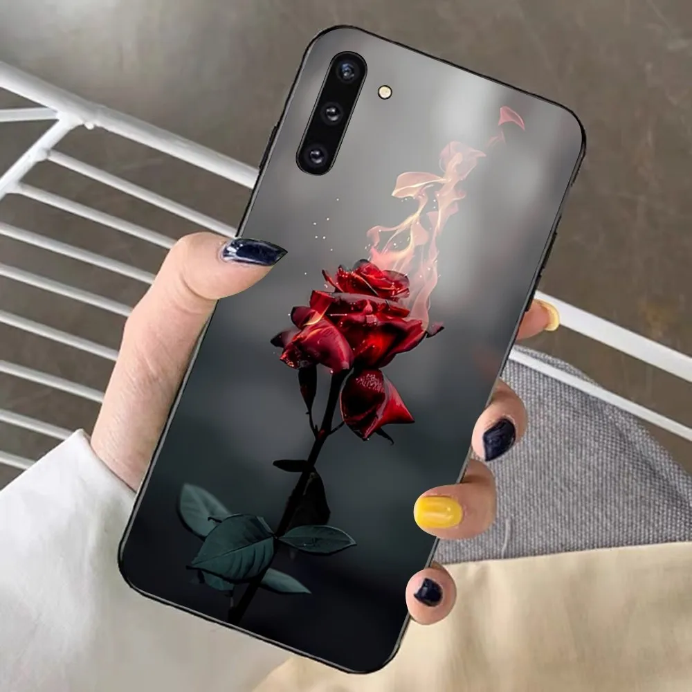 Roses Flower Rose Phone Case For Samsung Note 8 9 10 20 Pro Plus Lite M 10 11 20 30 21 31 51 A 21 22 42 02 03