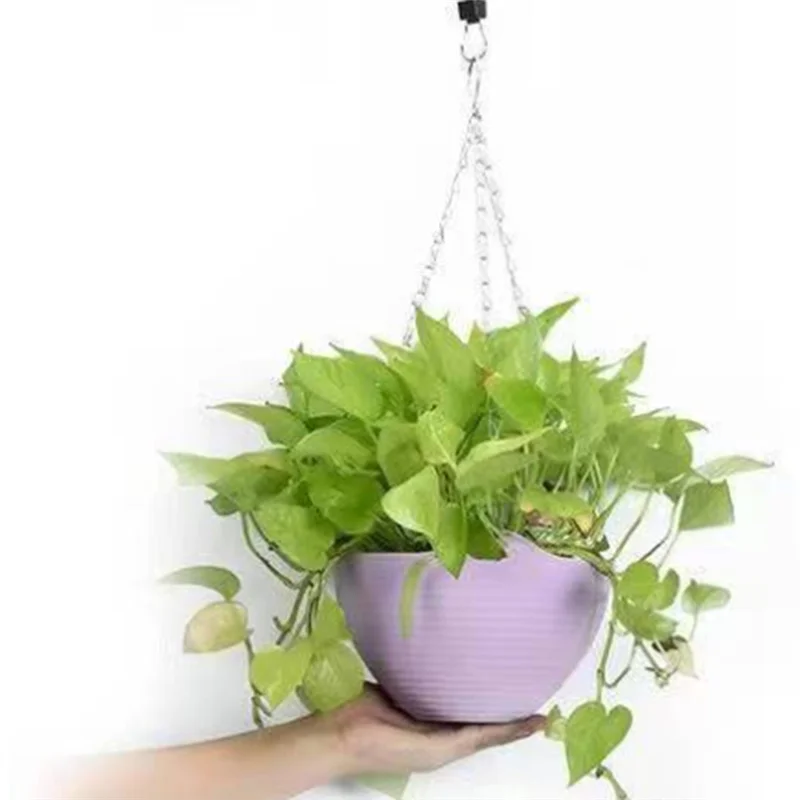 Plant Pulley Retractable Hanger Plant Pulley Adjustable Height Wheel For Hanging Plants Indoor(4PCS)