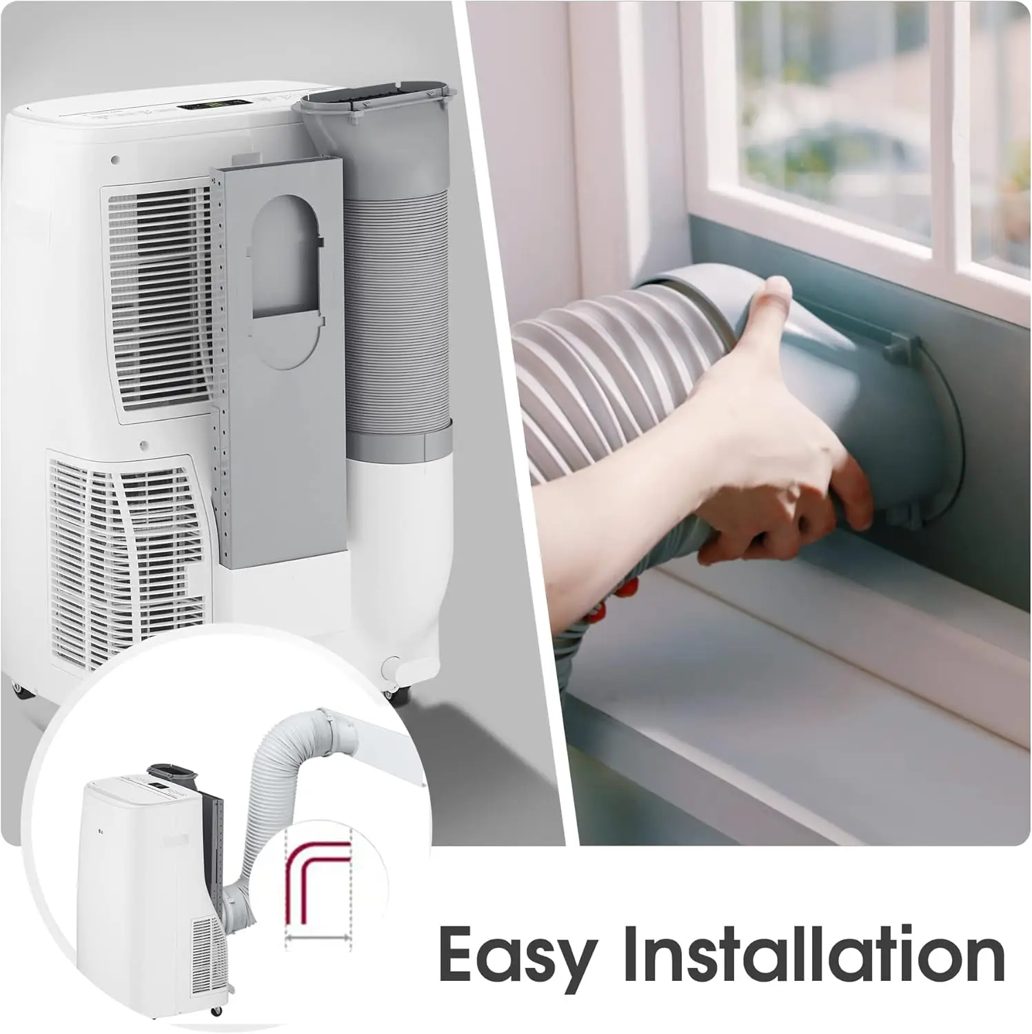 10000  (14000  Portable Air Conditioners with Dual Inverter Cools 450  Ultra Quiet  Easy Install