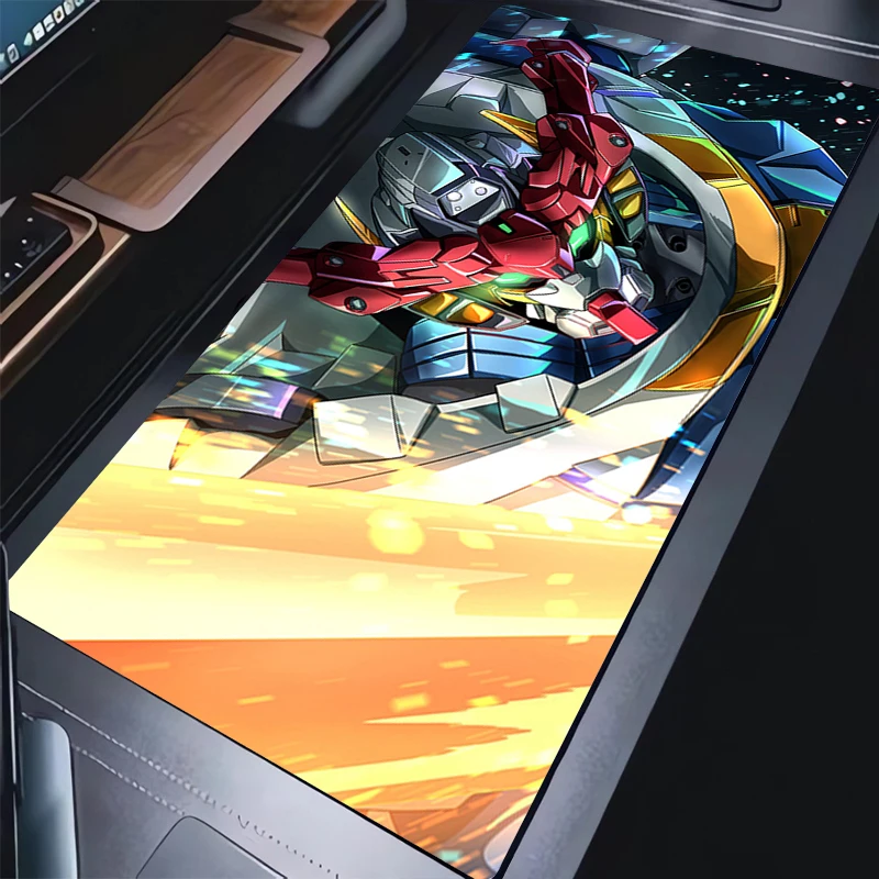 Tappetino per mouse meccanico Warrior Gundam Accessori per PC Tappetino per mouse da gioco Tappetino per tastiera antiscivolo HD Tappetino per scrivania grande Tappetino esteso in gomma