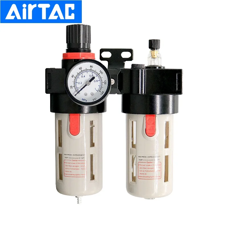 

AirTac Original Two Unite Air Pressure Regulator BFC2000/BFC3000/BFC4000