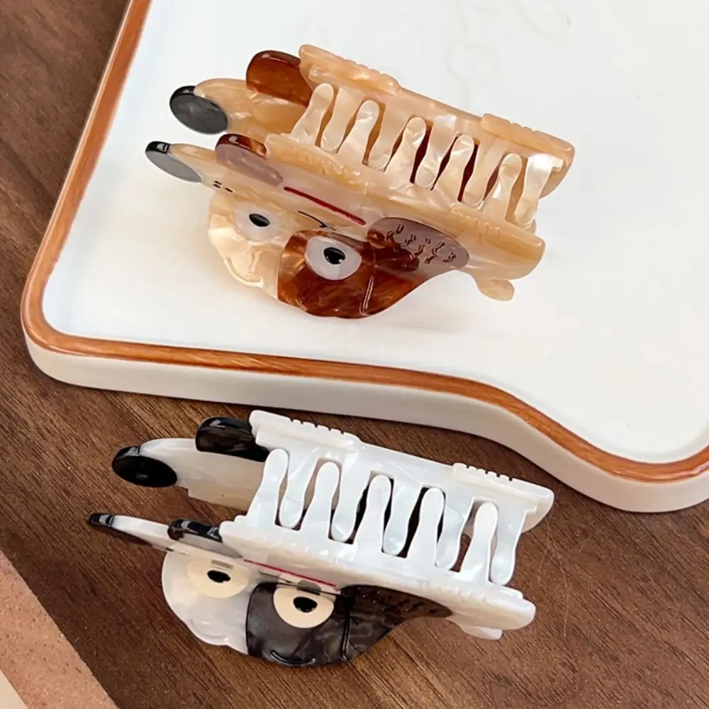 

Lovely Korean Style Cartoon Animal Hair Clip Headwear Creative Puppy Hair Claw Lovely Hair Accessories Geometry Shark Clip Daily