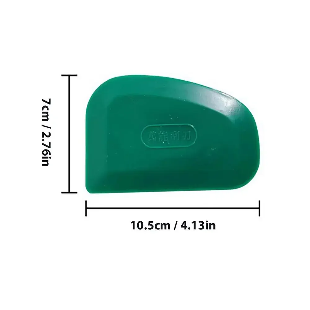 1pcs Random Color Car Putty Rubber Scraper Oval Advertising Film Spreader  for automotive Squeegee Smoothing Painting Tool