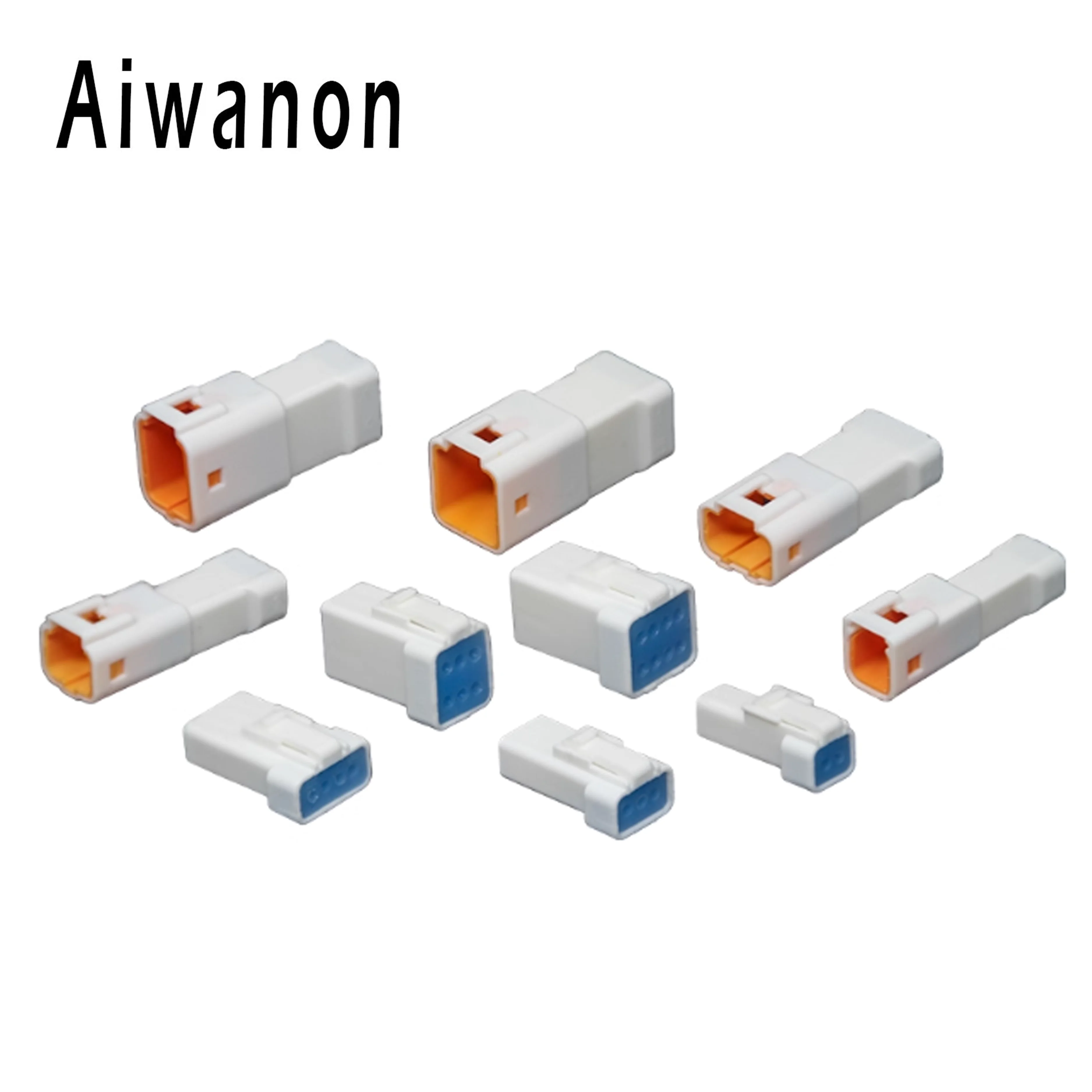 1 Set di Connettori Elettrici Micro per Auto JWPF 0.7mm, 2 3 4 6 8 Pin, Impermeabili, Femmina e Maschio, per Cablaggio JST-02T