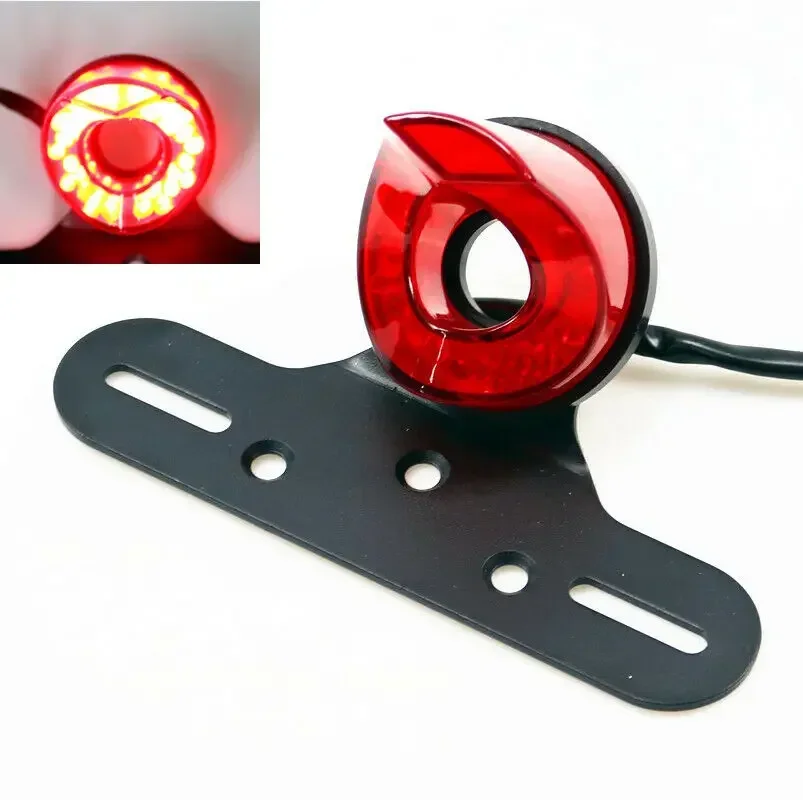 

Retro Motorcycle Spots Tail Brake Light For Harley Bobbers Choppers Cafe Racer