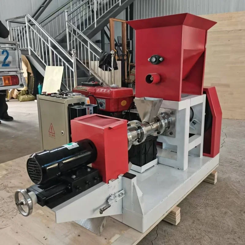 Animal Floating Fish Dog Pet Food Small Feed Pellet Mill Make Extruder Processing Machine Wet Dog Fish Food Pellet Sink Machine