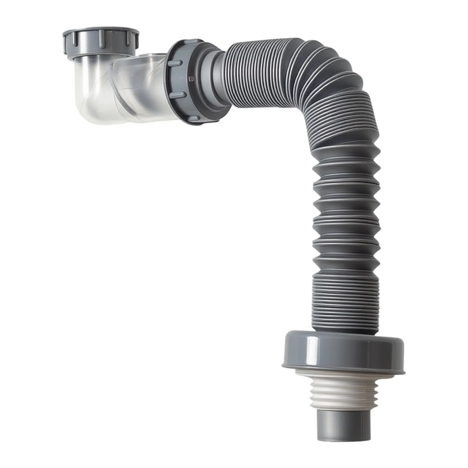 Bathroom Drainage Drain Hose Set Home Maintenance Color Gray Mainly Elastic Drainage Pipes For Bathrooms Garbage Seal Storage