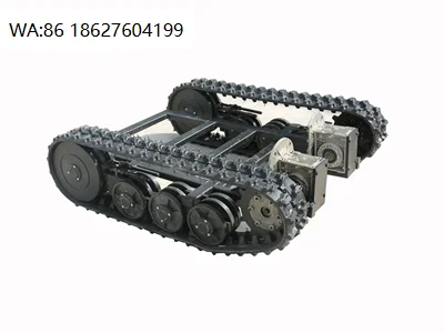 Lightweight Rubber Tracked Undercarriage Chassis, 50KG-800KG Load Capacity Replacement Parts for Construction and Farming Excava