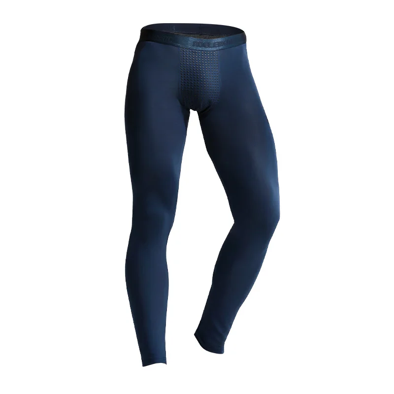 Men's long Johns, magnetic single-piece thin underpants, tight youth thread pants, thermal pants, autumn slim-fit leggings,